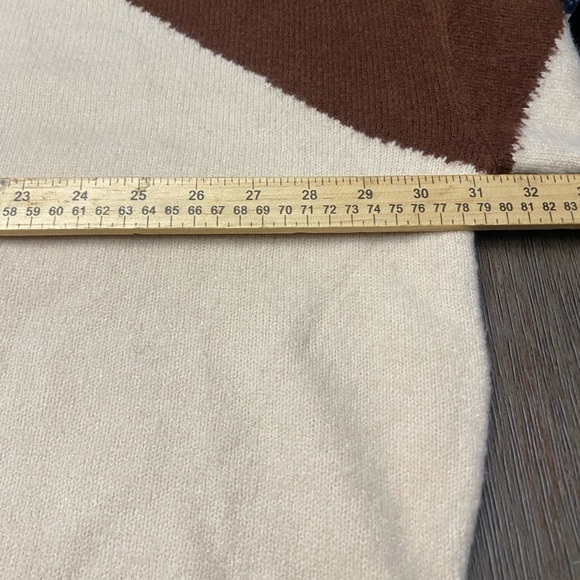 Lavender and Taupe Colorblock Sweater by Kaileigh plus Size 2x - Picture 6 of 10